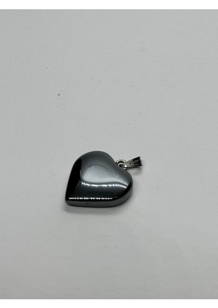 Hematit Doğaltaş Kolye Ucu Kalp fiyatları