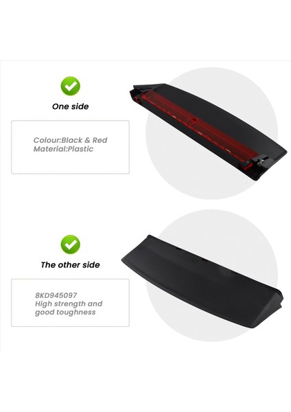 Arka Kuyruk Işığı Merkezi Yüksek Mount Üçüncü Durdurma Audi A4 B8 2009-2016 8KD945097 (Yurt Dışından) fırsatları