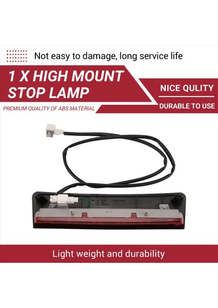 Araba Arka Yüksek Montaj Durdurma Lambası Ünitesi Arka 3 Fren Işığı Hyundai Için (Yurt Dışından) modelleri