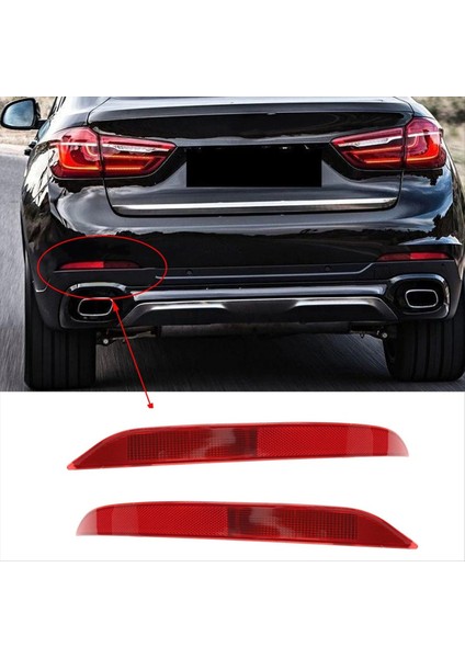 Bmw X6 F16 2014-2016 Için Sağ Arka Tampon Reflektör Fren Uyarı Lambası 63147323186 (Yurt Dışından) modelleri