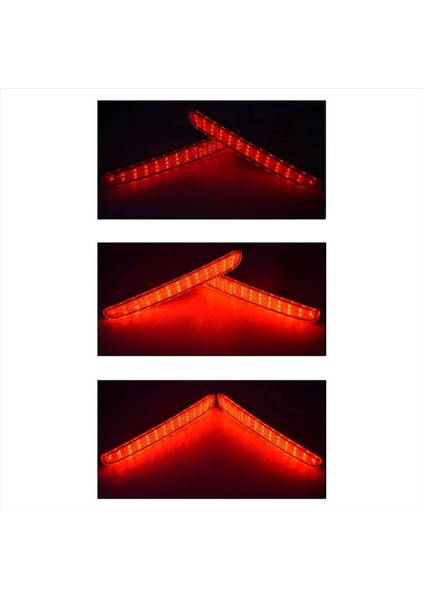 Honda Nbox 2023-2024 Araç LED Arka Tampon Işık Arka Sis Lambası Park Yeri Uyarı Işık Reflektör Kırmızı (Yurt Dışından) fiyatları