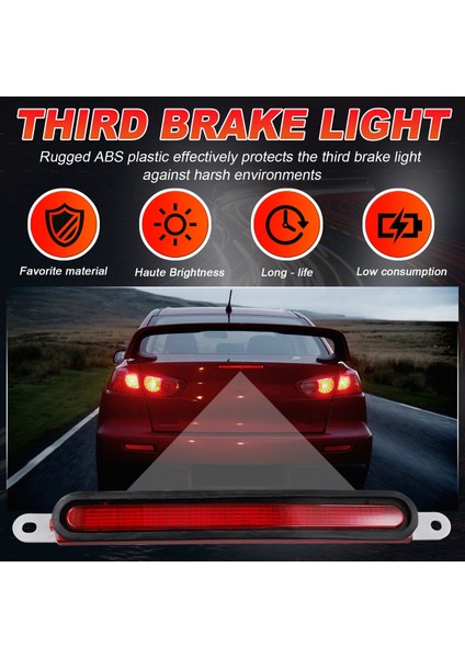 Araba Mitsubishi Lancer x 2008-2016 Için Araba Üçüncü Yüksek Arka Fren Lambası Fren Uyarı Lambası 8334A014 (Yurt Dışından) fırsatları