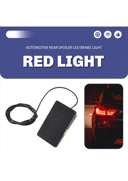 LED Araba Fren Lambası 15LED F1 Tarzı Evrensel Kabuklu Pilot Işık Araba Arka Spoyler LED Fren Işık Kuyruğu Açık Siyah Kabuk (Yurt Dışından) indirimleri