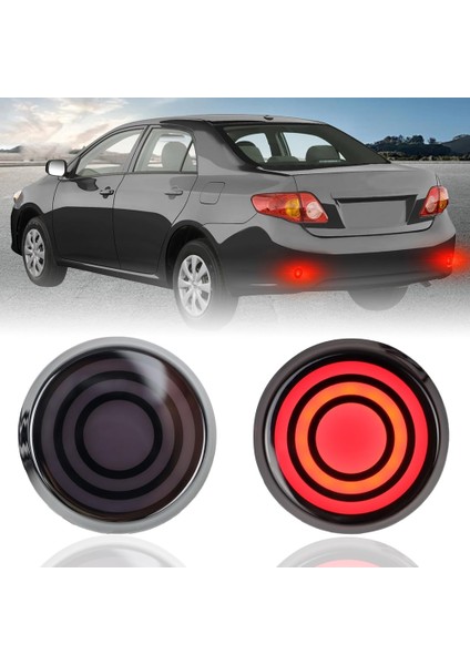 LED Arka Tampon Reflektörleri Toyota Scion Iq Sienna Corolla Arka Sis Işık Kuyruk Lambaları Aksesuarları (Yurt Dışından) fiyatları