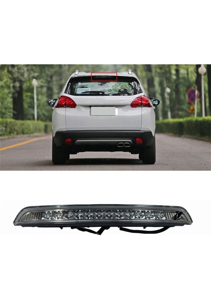 9600412680 Araba LED Gelişmiş Üçüncü Fren Lambası Peugeot 2008 Için 308 Sw Iı Iı 508 Citroen C4 Pıcas 6351LX Için Sw (Yurt Dışından) modelleri