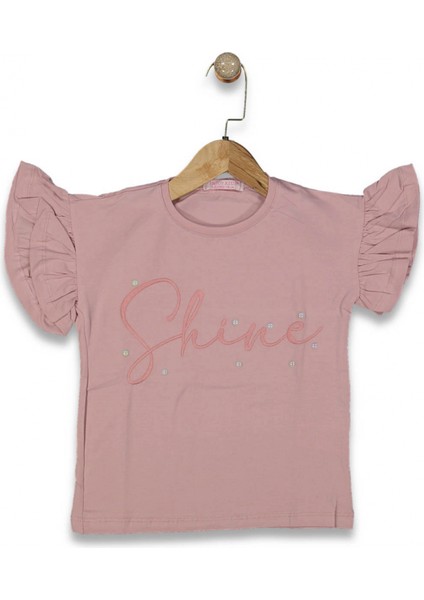 Shıne Nakışlı Kız T-Shırt