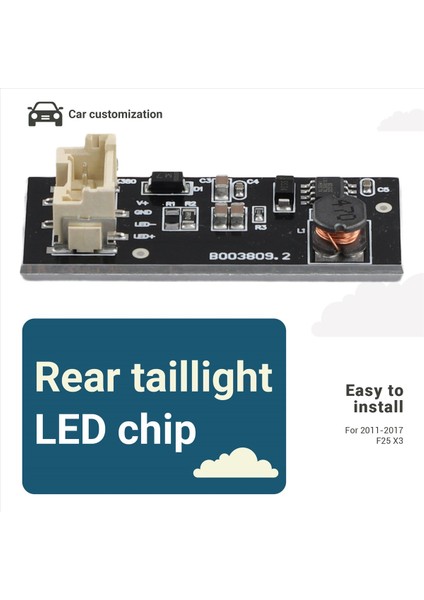 2011-2017 Için B003809 2 -Bmw F25 X3 LED Kuyruk Işık Sürücü Çip Kart (Yurt Dışından) indirimleri