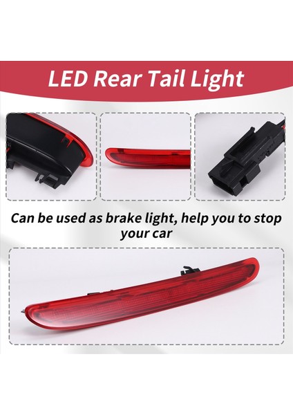 13372164 Araba LED Yüksek Montaj Arka Üçüncü Fren Işık Durdurma Sinyal Lambası Opel Vauxhall Astra J Hatchback 2010-2017 (Yurt Dışından) fırsatları