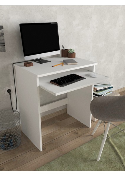 Gilda Bilgisayar Pc Çalışma Laptop Masası Beyaz