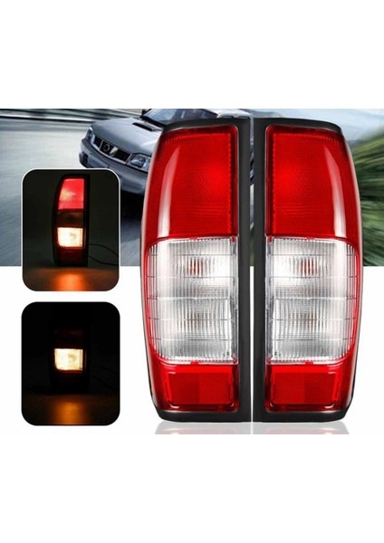 Nissan Navara Için Çift Kuyruk Işığı Freni Lambası Işığı D22 D23 Pıckup 1997-2004 W/ Ampul Tel Koşum RLN026-EU-R-RLN026-UK-L (Yurt Dışından) indirimleri
