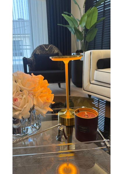 CT-8438 Toronto Şarjlı Masa Lambası Gold Gövde fiyatları