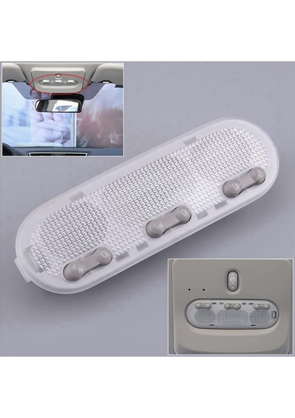 2x 3-Bottonlu Araba Iç Kubbe Nissan Qashqai Için Işık Tavan Lambası Okuma Sunny Micra/renault Dacia Için Mart (Yurt Dışından) fırsatları