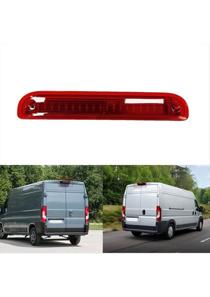 Araba Üçüncü Fren Lambası Yüksek Montajlı Fren Işığı Uyarı Işığı 1340670080 Fiat Ducato Citroen Relay Peugeot Boxer Red (Yurt Dışından) fırsatları