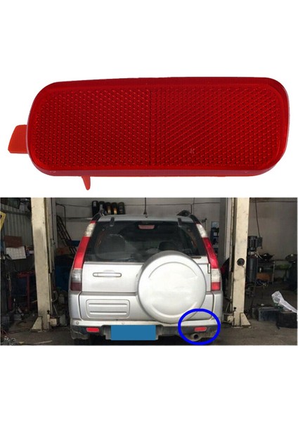 Honda Crv Cr-V 2001-2007 33505-S9A-003 Için 4pcs Araba Arka Tampon Reflektör Lambası (Yurt Dışından) fiyatları