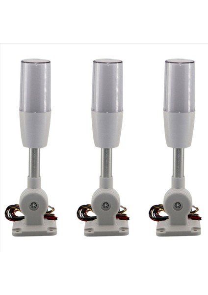 3x Trıcolor Katlanma 24V LED Uyarı Lamp Alarmı LED Sinyal Kule Cnc Makineleri Için Dikkat Işığı Gösterge Hatası (Yurt Dışından)