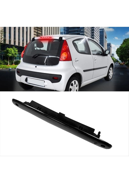 Araba Üçüncü Fren Lambası Yüksek Monte Edilmiş Fren Işığı Durdurma Sinyal Lambası 1606372780 Peugeot 107 Citroen C1 2005-2014 Siyah (Yurt Dışından) modelleri