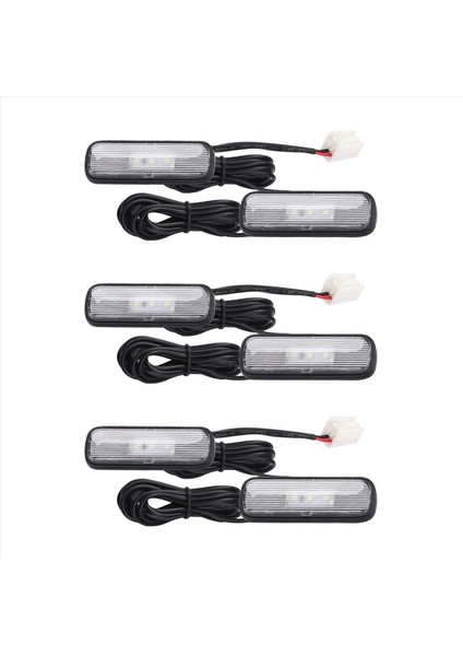 6pcs Araba Işığı LED Iç Atmosfer Işık Dekorasyon Lambası Ortam Ayı Işığı Honda Civic 10 2018-2020 Beyaz (Yurt Dışından)