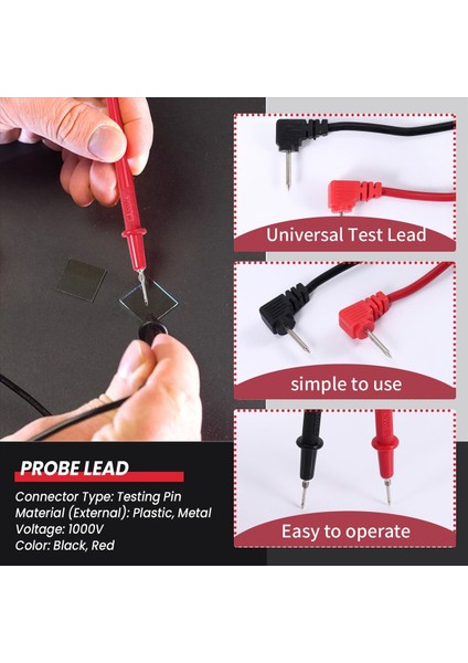 Multimetre Metre Evrensel Test Kurşun Probu Kablo Kablosu 1000V 0 8m (Yurt Dışından) indirimleri
