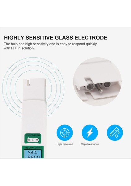 5-1 Arada Su Kalitesi Test Cihazı Ec Tds Tuz Sg Temp Dijital Dedektör Taşınabilir Bluetooth Su Kalite Test Cihazı (Yurt Dışından) indirimleri