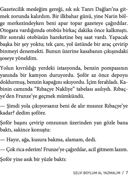 Selvi Boylum Al Yazmalım - Cengiz Aytmatov fırsatları