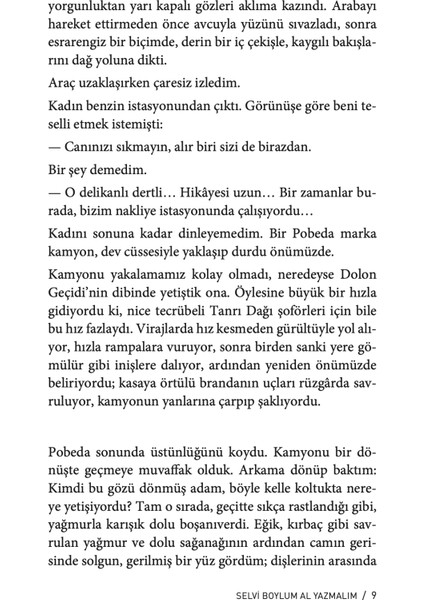 Selvi Boylum Al Yazmalım - Cengiz Aytmatov