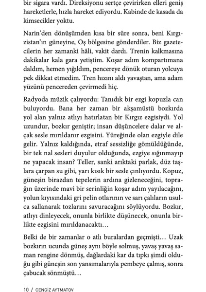 Selvi Boylum Al Yazmalım - Cengiz Aytmatov