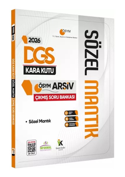 2026 Dgs Sayısal Mantık Kara Kutu Ösym Çıkmış Soru Havuzu Bankası Konu Özetli Dijital Çözümlü