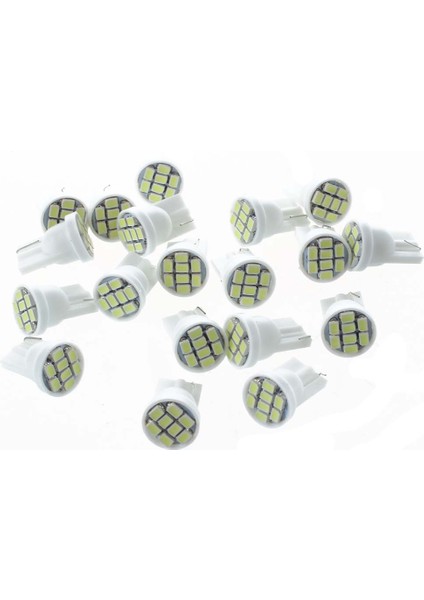 20 x T10 W5W 168 194 8 Smd LED Ampul Işık Beyaz Işıklar Araba (Yurt Dışından)