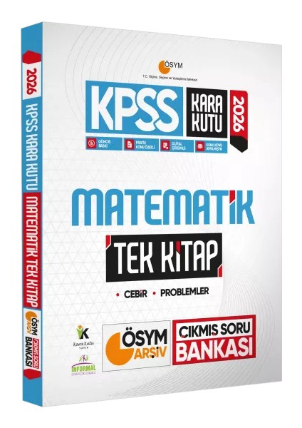 2026 Kpss Kara Kutu Türkçe Tek Kitap Ösym Arşiv Çıkmış Soru Bankası konu Özetli Dijital Çözümlü