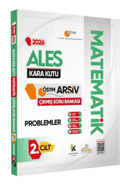 2026 Ales Matematik Kara Kutusu 1.cilt Cebir Ösym Çıkmış Soru Bankası Konu Özetli Dijital Çözümlü