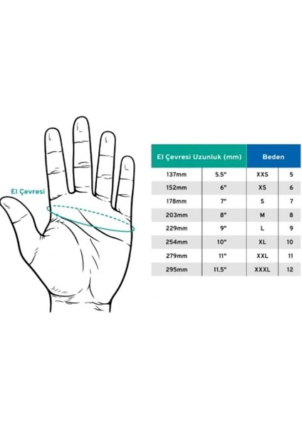 Eldiven Starline E-63 Poliüretan Std modelleri