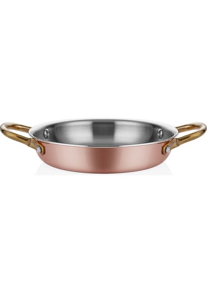 3 Cidarlı İç Çelik Dış Bakır Yumurta Sahanı No:18 (A 1 modelleri