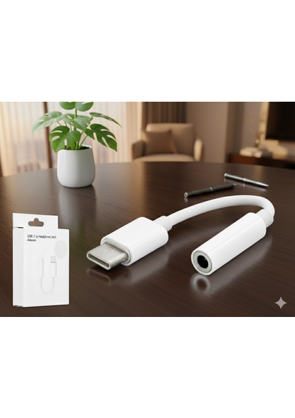 Samsung Galaxy A53 Uyumlu Dac Çipli Type-C Aux Adaptörü fiyatları