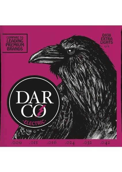 D930 Elektro Gitar Teli Extra Light 09-42