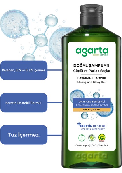 Doğal Güçlü ve Parlak Şampuan 400 ml fiyatları