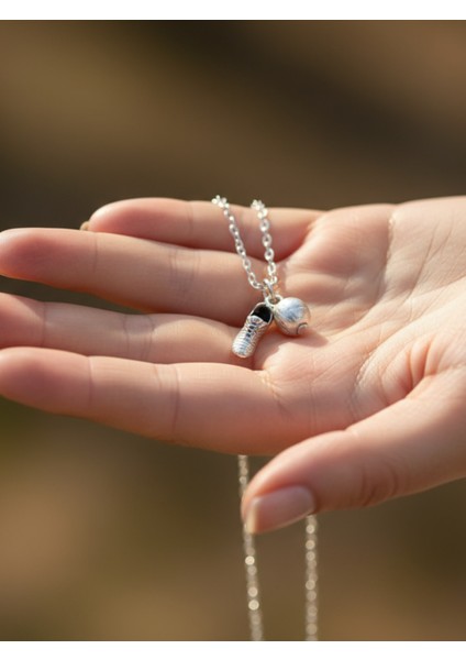 Futbol - Krampon - Top Gümüş Kaplama Düz Zincir Kolye indirimleri