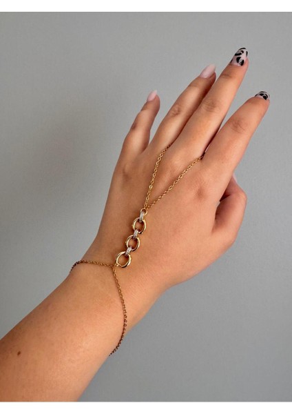 Gold Üçlü Oval Şahmeran