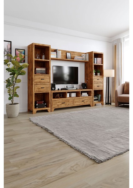 Sarmaşık Tv Ünitesi - Size Özel Üretim - Gerçek Ağaç - Köknar