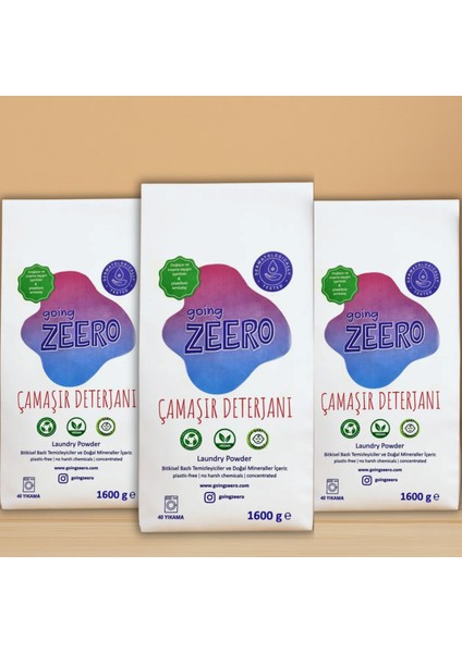 Çamaşır Makinesi Deterjanı - 3'lü Ekonomik Paket - 120 Yıkama