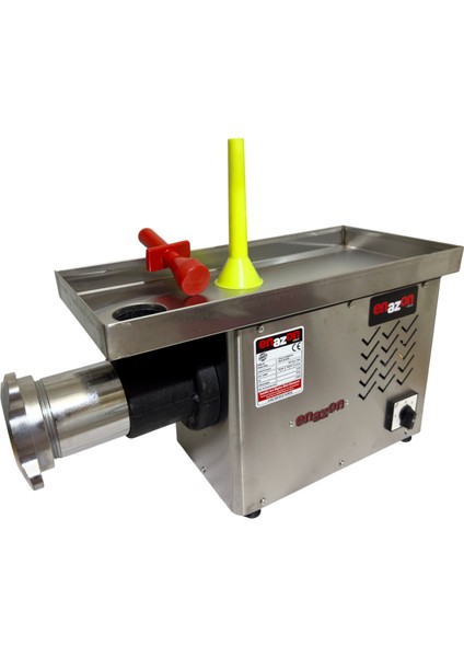 22 No Et Kıyma Makinesi 1,1 Kw 1,5 Hp Sucuk Hunisi Hediyeli