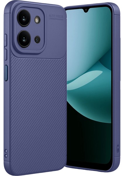 Redmi 15C 4g Kılıf Karbon Desenli Şık Darkon Premium Silikon Kapak