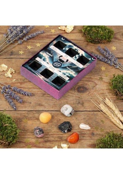 Yengeç Burcu Doğal Taş Seti – Karton Kutulu