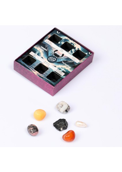Yengeç Burcu Doğal Taş Seti – Karton Kutulu fiyatları