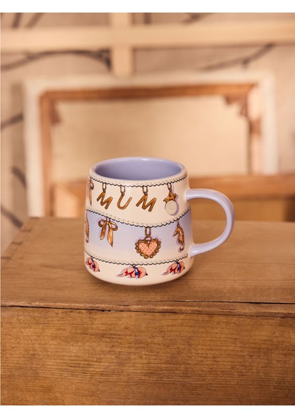 Strawberry Blue Mavi Stoneware Kupa 340 ml fiyatları