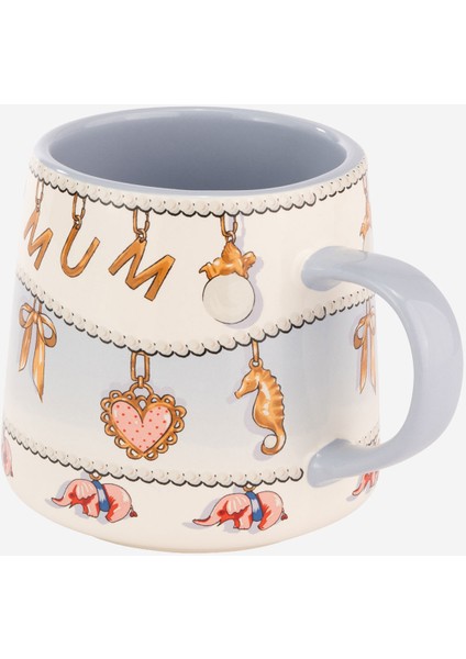 Strawberry Blue Mavi Stoneware Kupa 340 ml modelleri