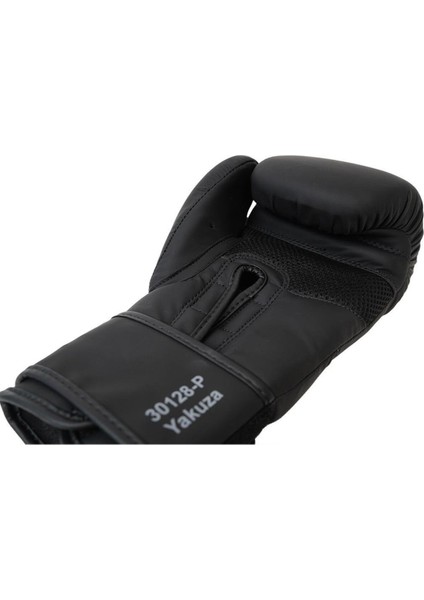 Siyah 30128-P Yakuza Kick Boks Eldiveni, Muay Thai Boxing Gloves Suni Deri fırsatları