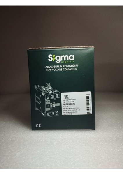 SCG050230 Scg-50 22KW 50A 230V A.g. Kontaktör