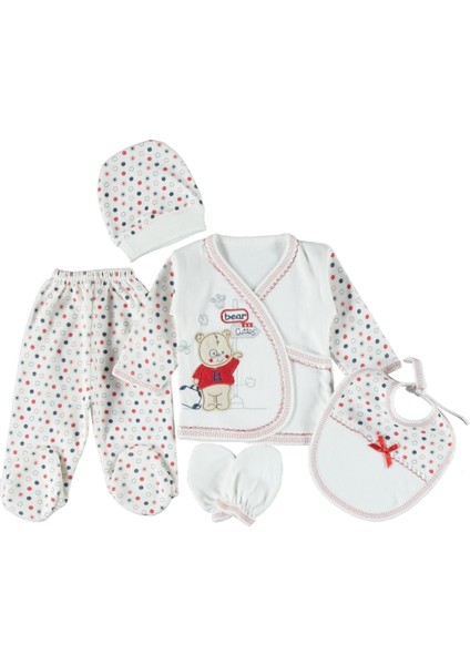 5 Li Zıbın Seti Hastane Çıkışı Pamuklu