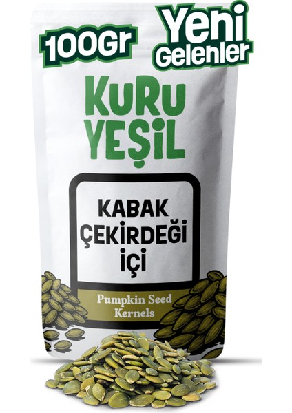 Kabak Çekirdeği Içi 100 gr – Çiğ Tuzsuz Katkısız Doğal Protein ve Magnezyum Kaynağı