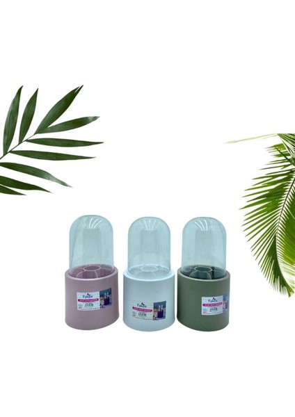 7 Bölmeli Çok Renkli Makyaj Organizeri, Şık ve Düzenli Saklama Çözümü